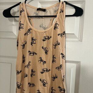 Horse Print Tank